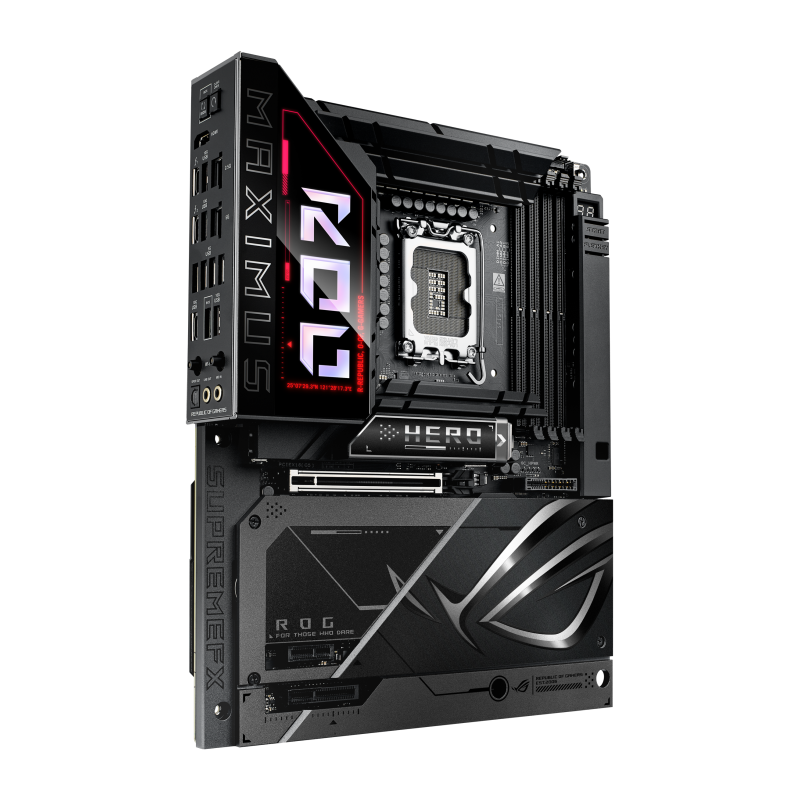 Материнская плата ASUS ROG MAXIMUS Z890 HERO BTF LGA1851 ATX 4хDDR5 PCIEx16 PCIEx4 PCIEx1 6xM.2 2xTh