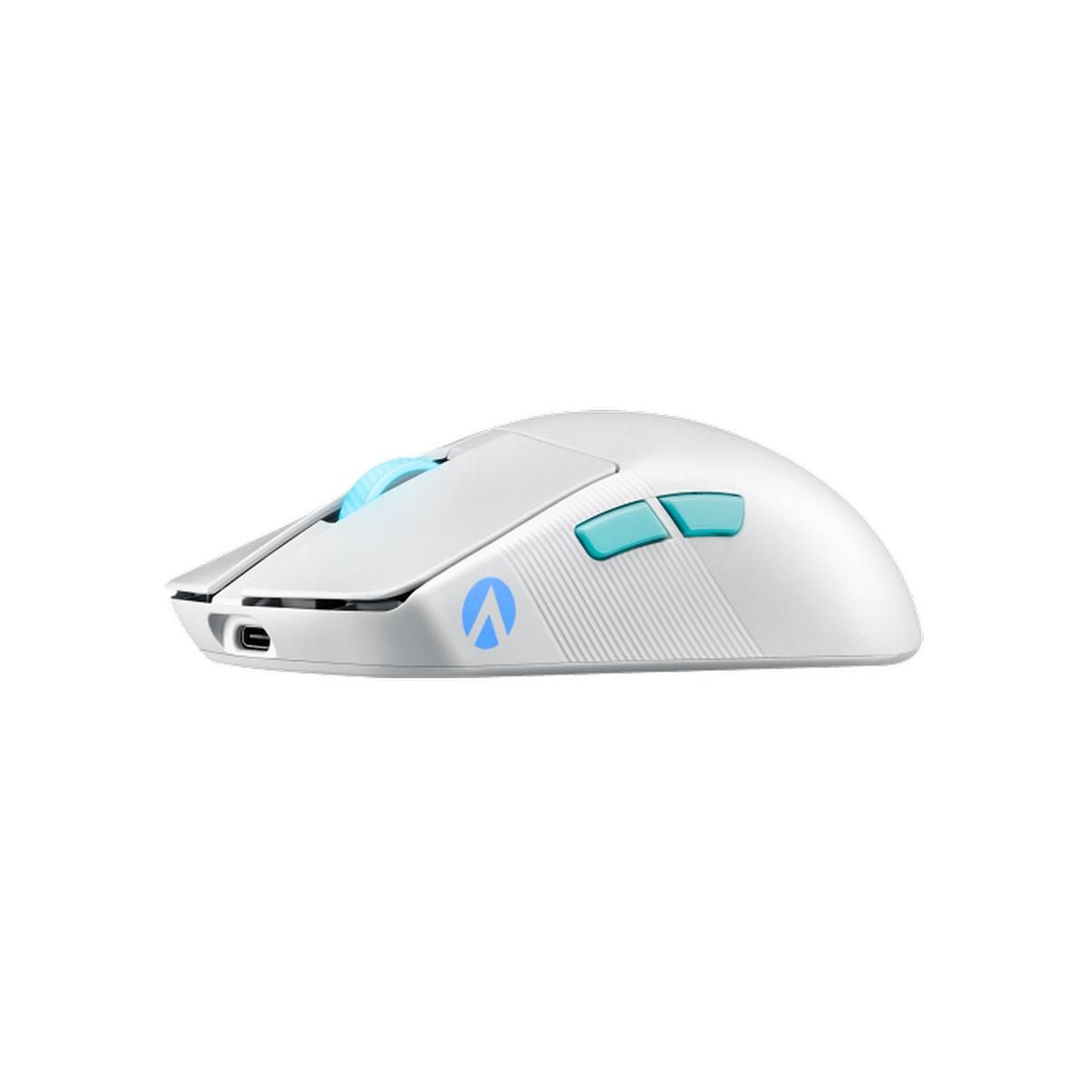 Мышь ASUS P713 ROG HARPE ACE AIM LAB EDITION WHT 54g 36,000DPI Bluetooth 5.1 2.4GHz 5buttons