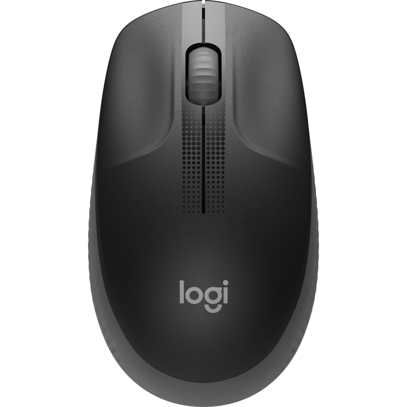 Мышь беспроводная Lgitech M190 Charcoal |910-005905| черная, оптическая, 1000dpi, 2.4GHz, USB-ресиве