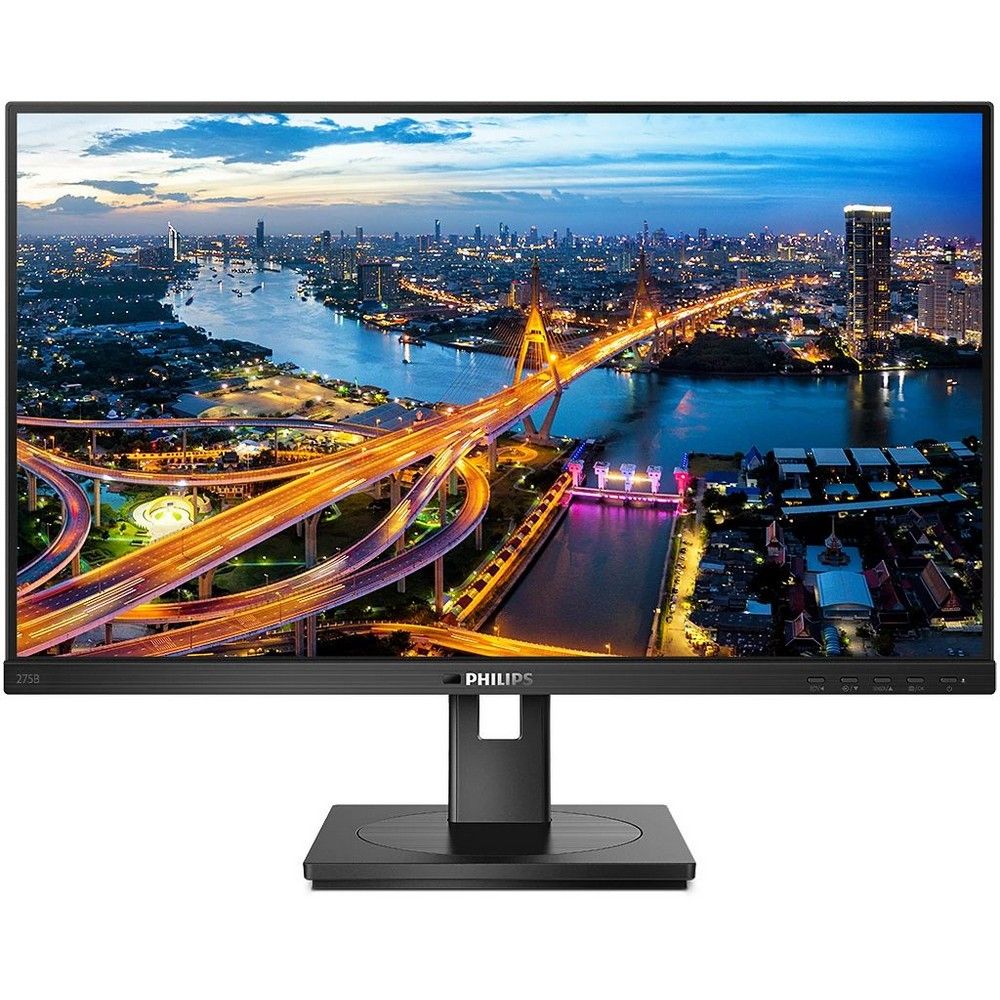 Монитор Philips «27» PHILIPS 275B1 (00/01) Black (IPS, 2560x1440, DVI+HDMI+DP, 4 ms, 178°/178°, 300 