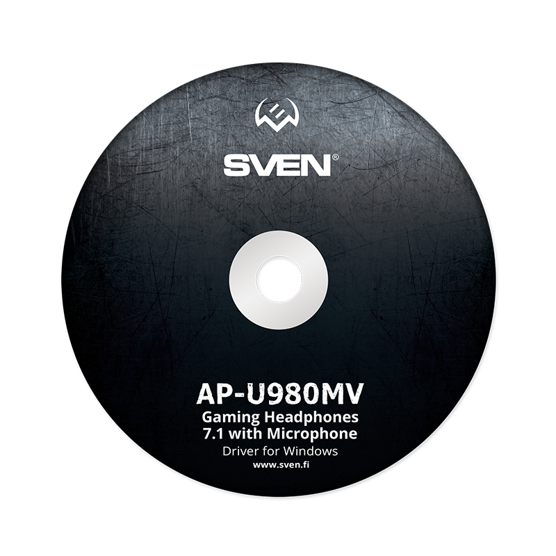 Наушники с микрофоном Sven AP-U980MV черный/синий 2.2м мониторные оголовье (SV-015633)
