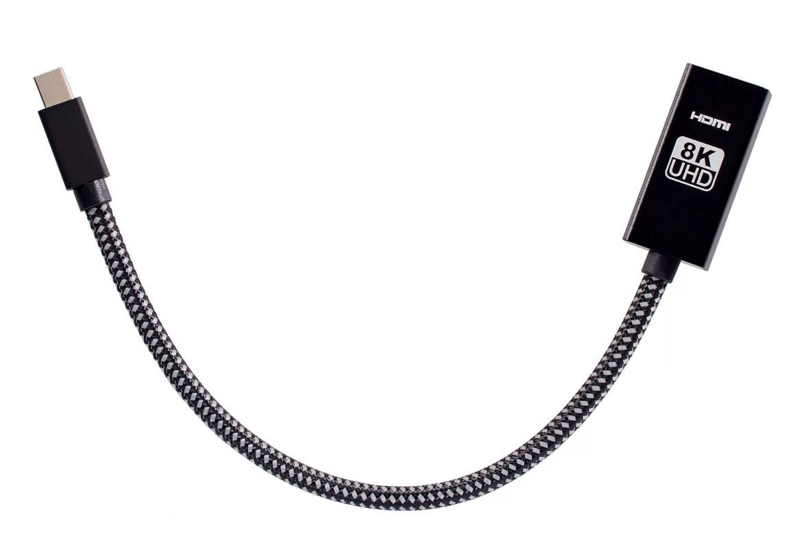 Кабель-адаптер  miniDP-M --> HDMI-F 0.2m , 8K@60Hz, медь,Telecom <TA585>