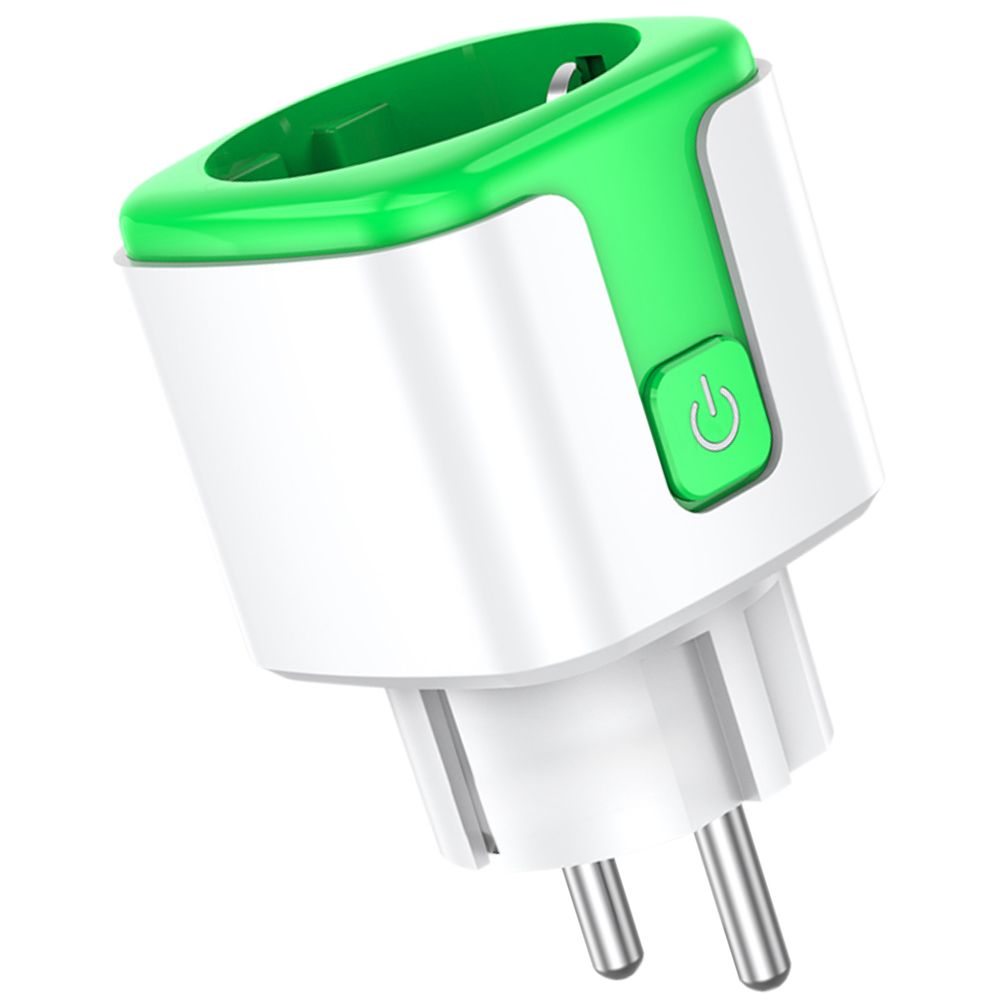 Умная розетка SmartiNext WiFi, зеленая 2.4 Ггц, Bluethooth, Сила тока: 20A, Пиковая нагрузка: 4400 В