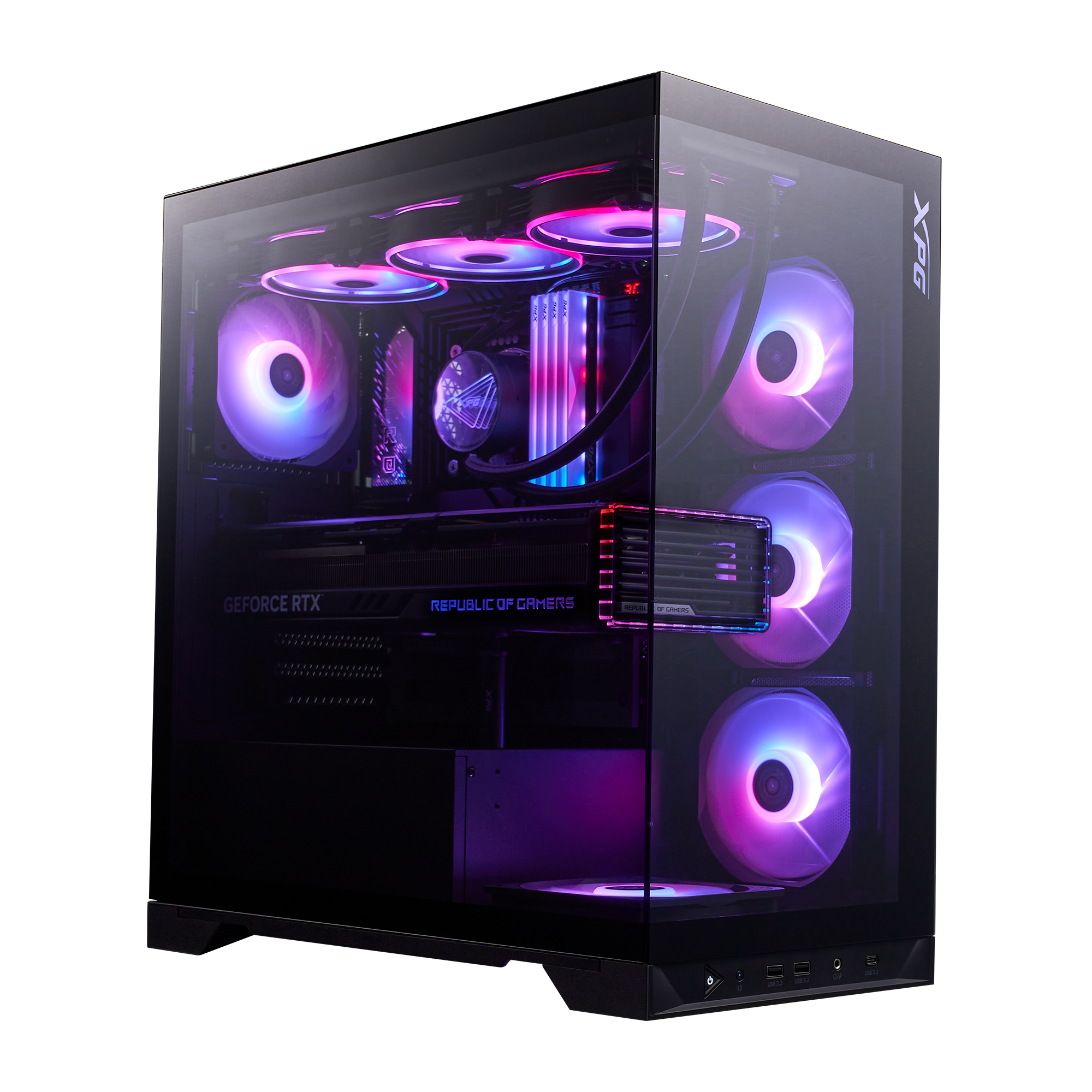 Корпус XPG INVADERXBTFMT-BKCWW