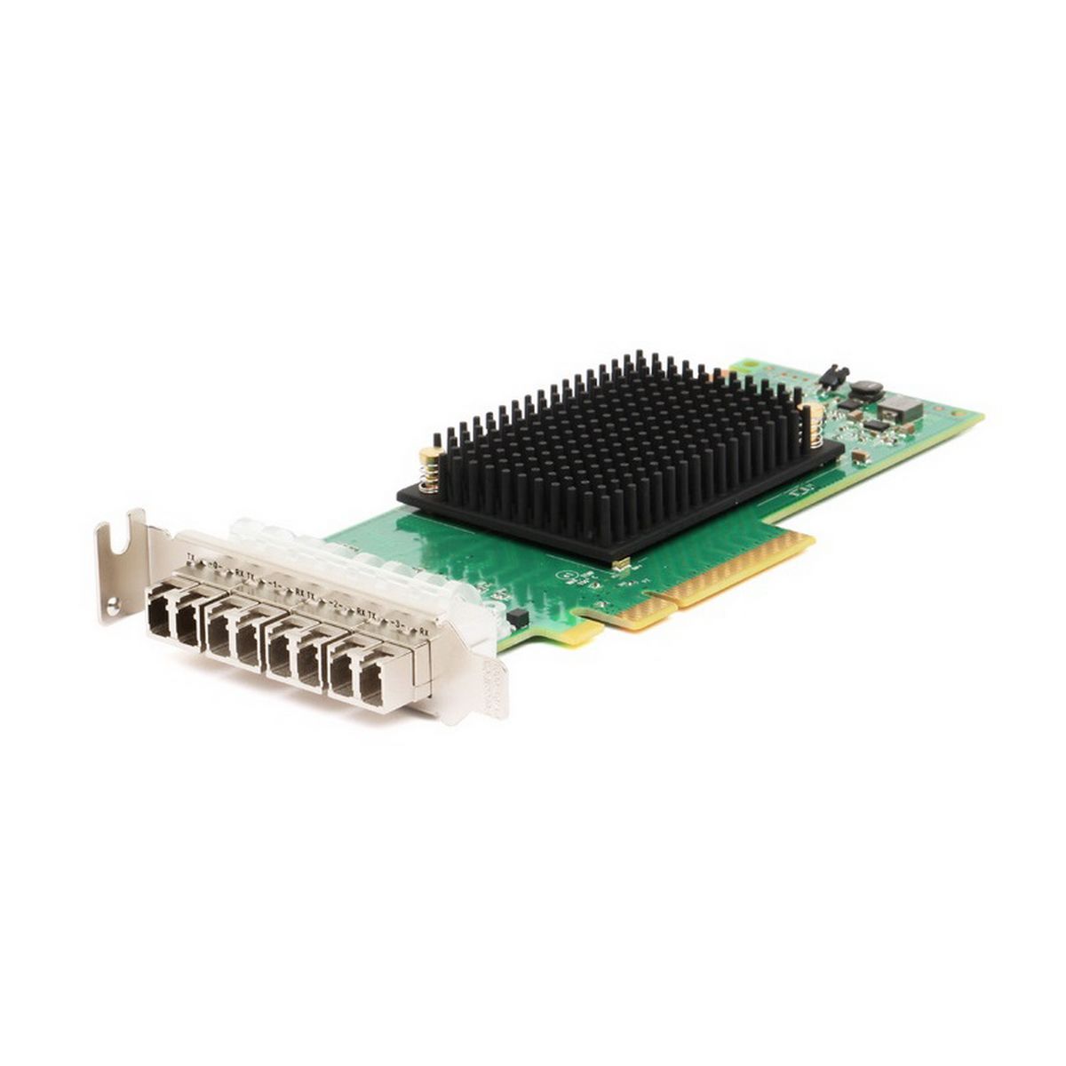 Сетевой адаптер Broadcom Emulex LPe31004-M6 Gen 6 (16GFC), 4-port, 16Gb/s, PCIe Gen3 x8, LC MMF 100m