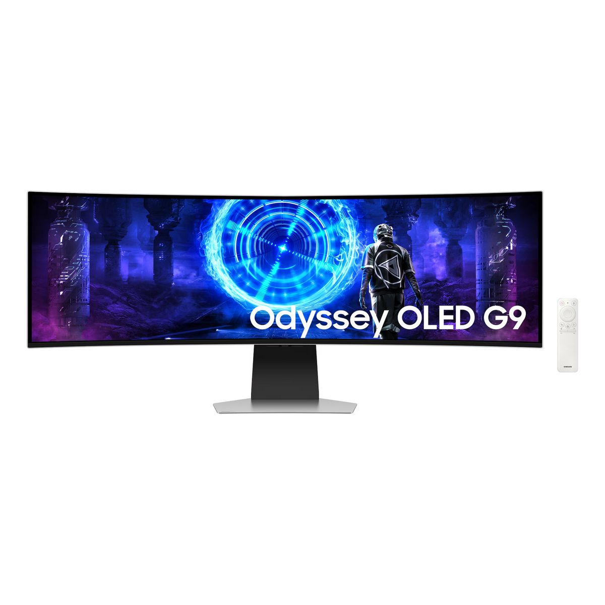 Монитор Samsung 49" Odyssey OLED G9 S49DG952SI серебристый OLED LED 32:9 HDMI M/M TV матовая HAS 250
