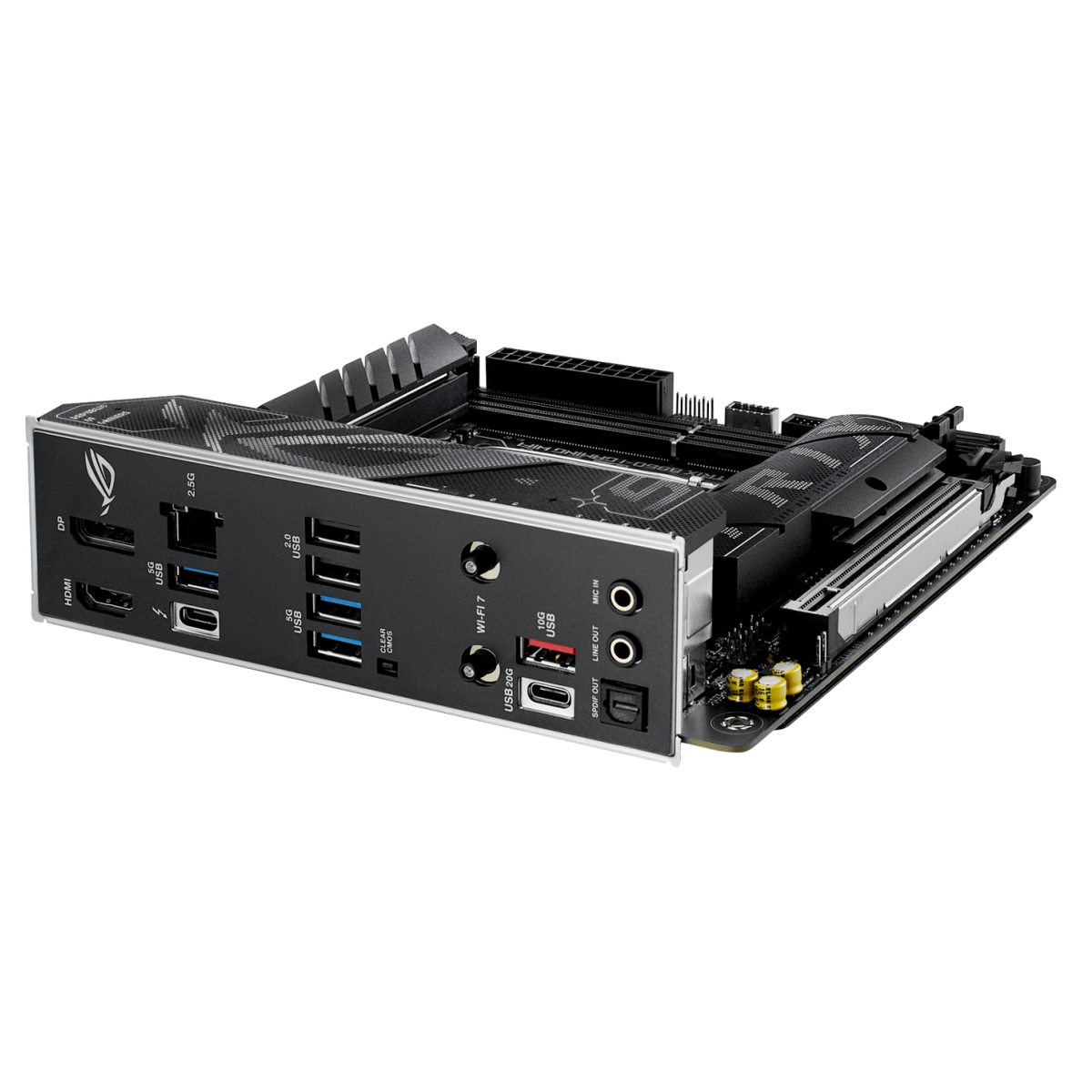 Материнская плата Asus ROG STRIX B860-I GAMING WIFI Soc-1851 Intel B860 2xDDR5 mini-ITX AC`97 8ch(7.