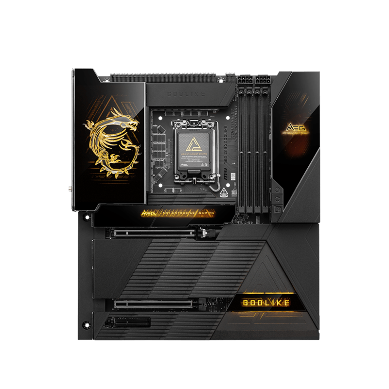 Материнская плата MSI MEG Z890 GODLIKE Z890, LGA1851, 4*DDR5, 2*PCIEx16, 1*PCIEx4, 8*M.2, 7*TypeC, 8
