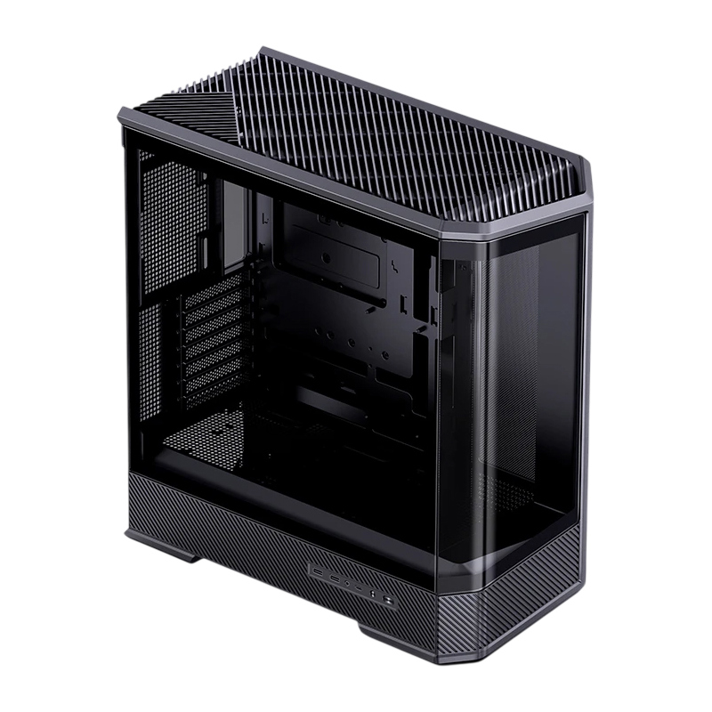 Корпус JONSBO D400, Midi-Tower, TG, no fan, 2xUSB-A 3.0 + 1xUSB-C 3.2, ATX, mATX, mITX Black