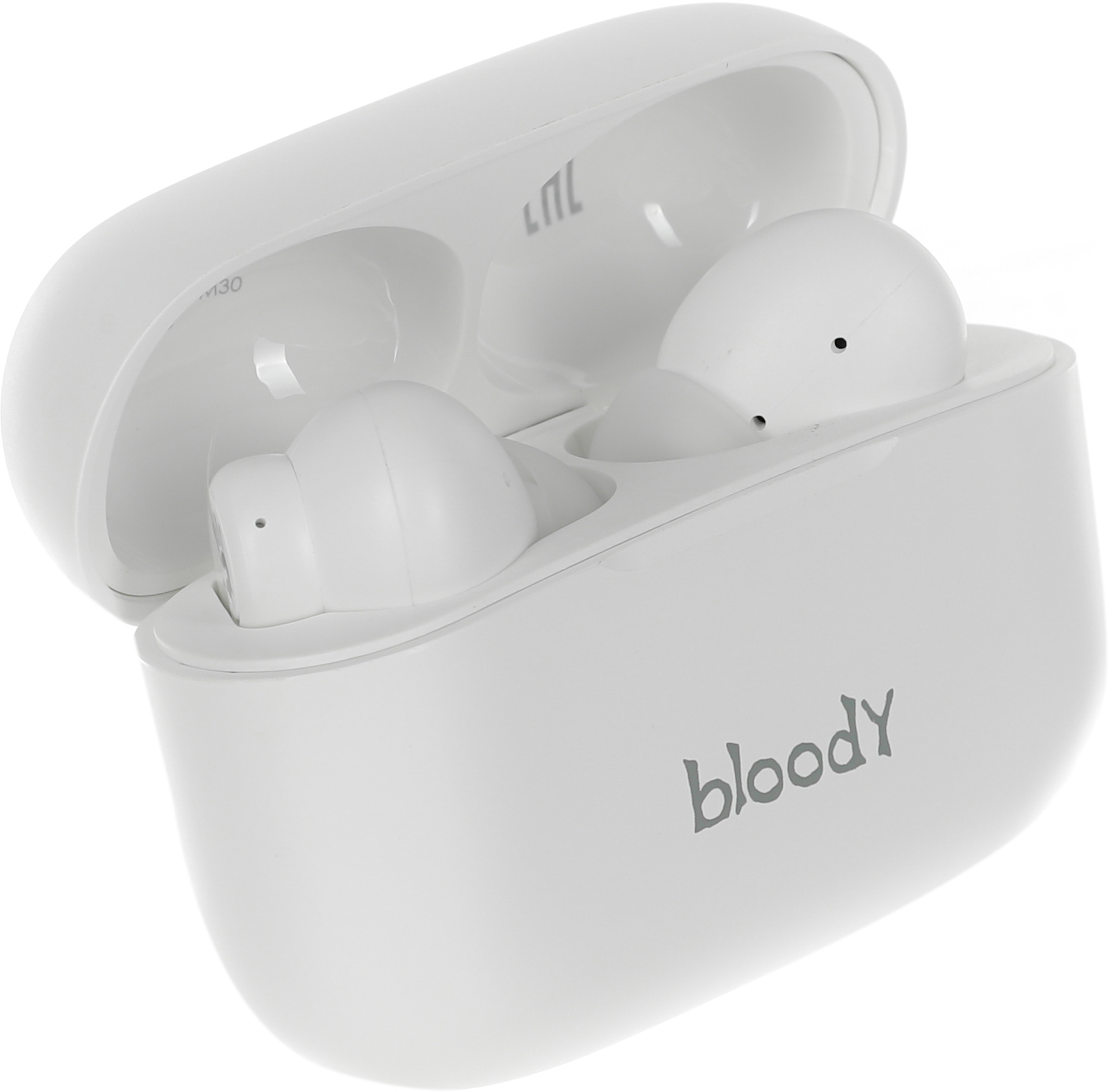 Гарнитура внутриканальные A4Tech Bloody M30 белый беспроводные bluetooth в ушной раковине (M30 (WHIT