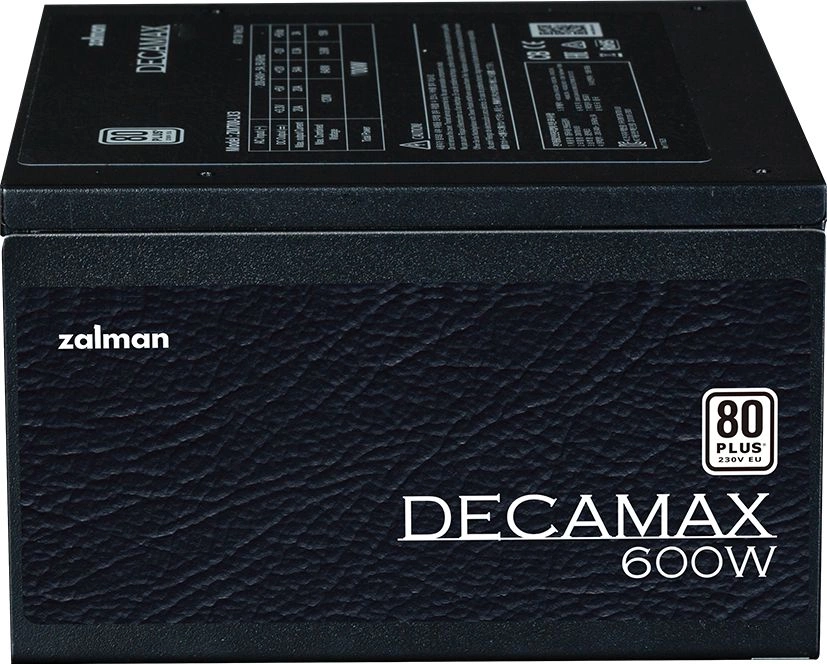 Блок питания Zalman ATX 600W ZM600-LX3 80+ (20+4pin) APFC 120mm fan 5xSATA RTL