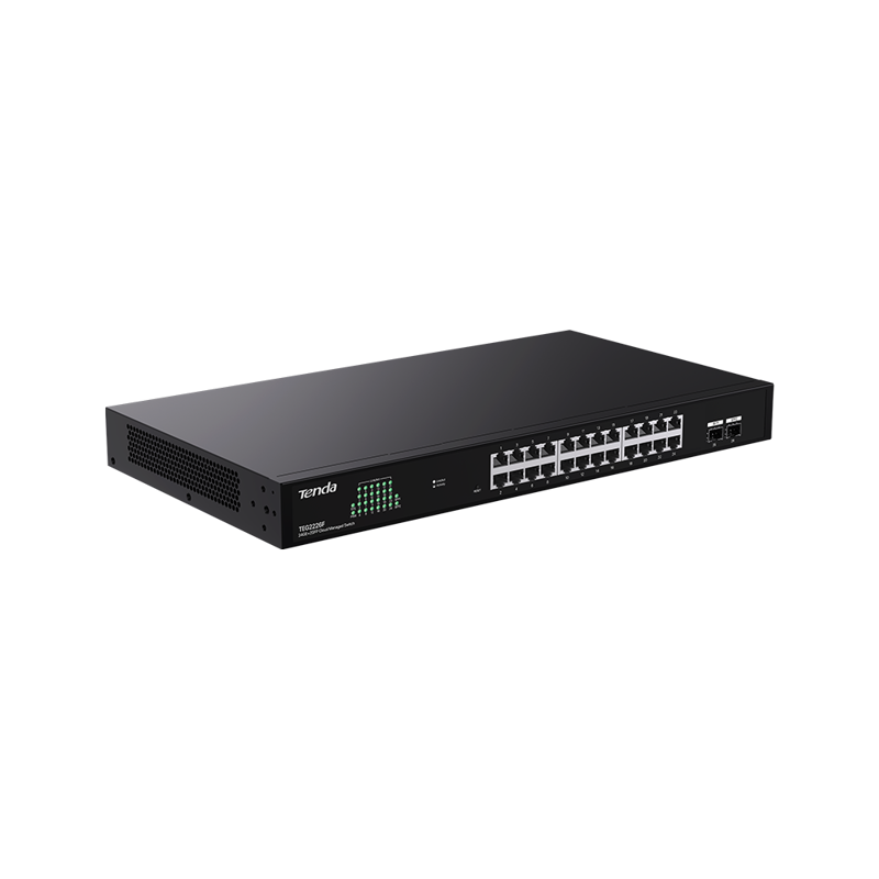 Коммутатор 26PORT 24GE+2SFP TEG2226F TENDA