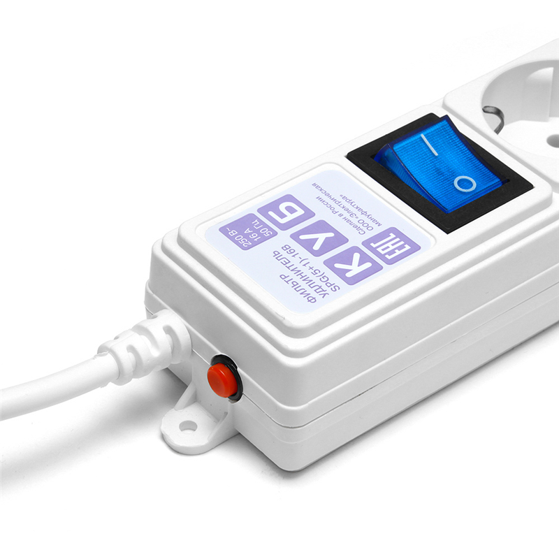 Сетевой фильтр Powercube SPG(5+1)-16B-1,9M-WHITE 1.9м (6 розеток) белый (коробка)