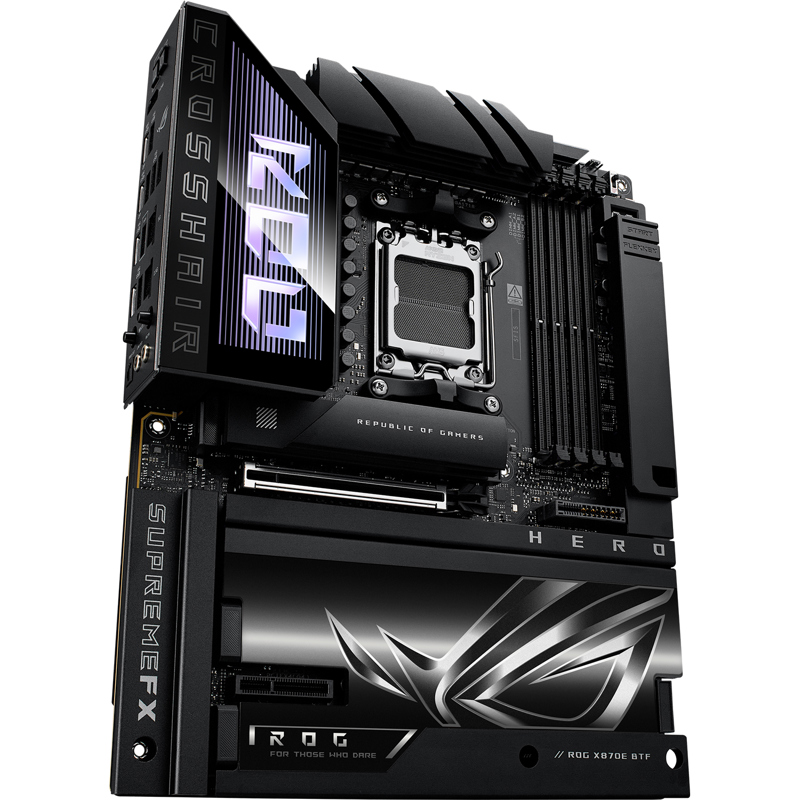 Материнская плата ASUS ROG CROSSHAIR X870E HERO BTF AM5 ATX 4xDDR5 PCIEx16 PCIEx4 5xM.2 4xUSB-C HDMI