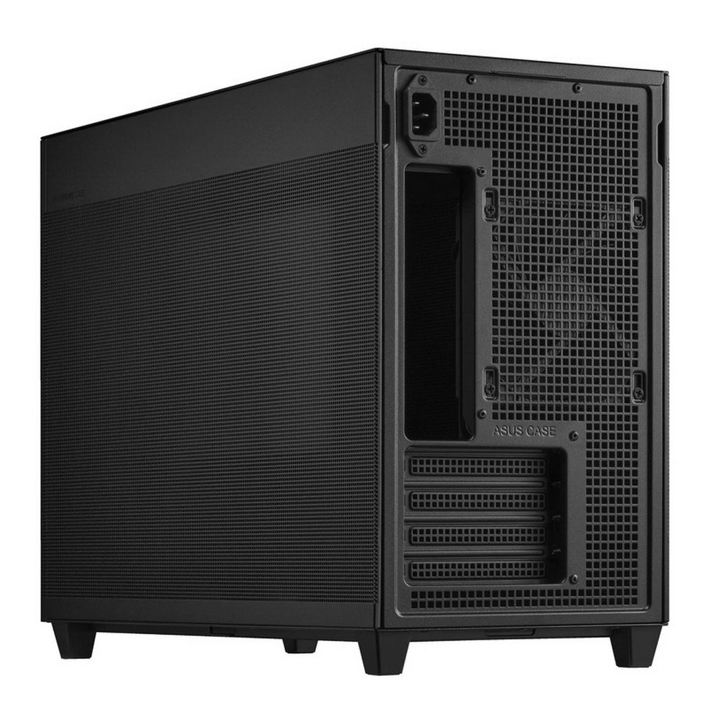 Корпус ASUS PRIME AP201 TG BLACK Micro-Tower, без БП, с окном, 2xUSB 3.0, 1xUSB Type-C, чёрный