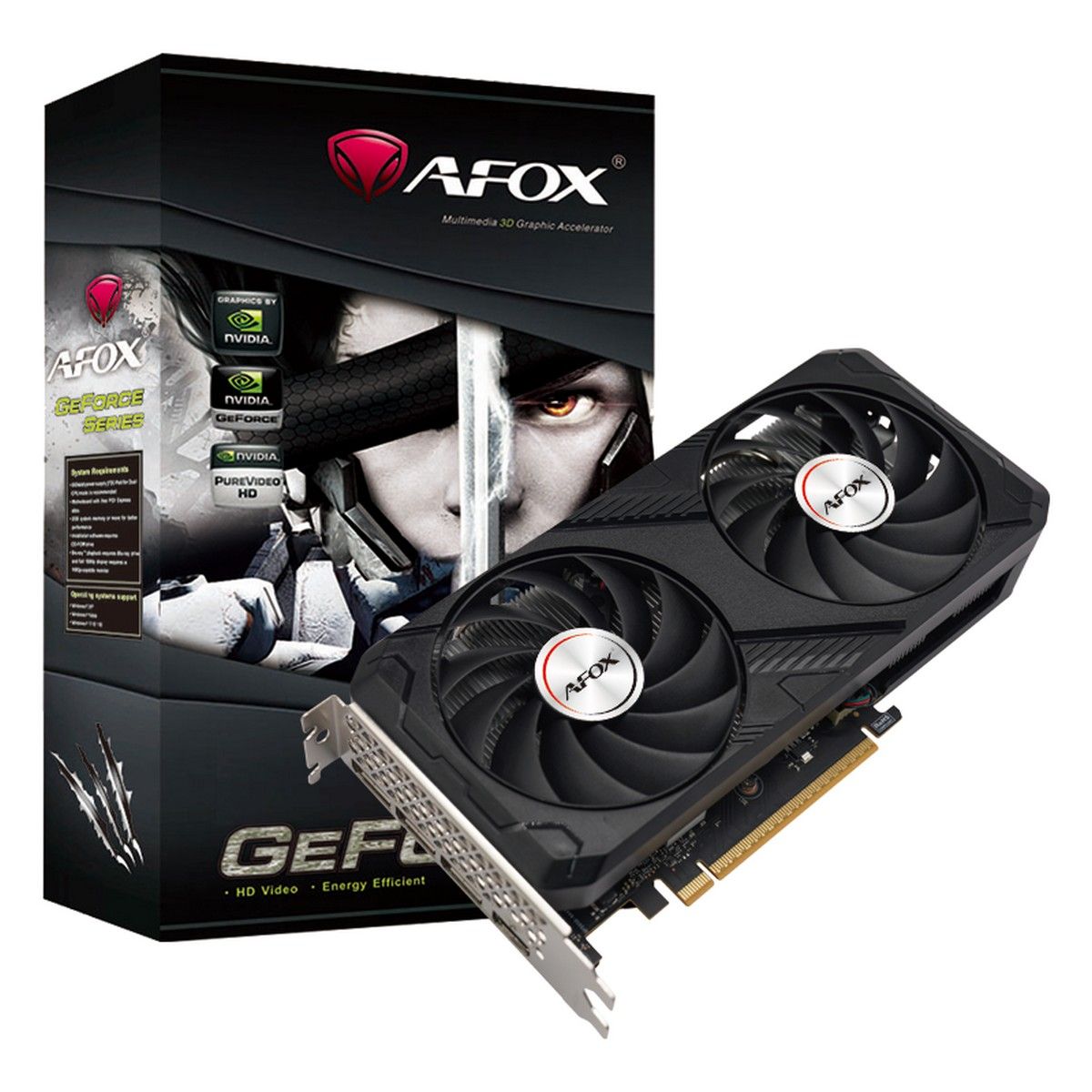 Видеокарта Afox RTX5050 GAMING 8GB GDDR6 128bit 3xDP HDMI 2FAN RTL