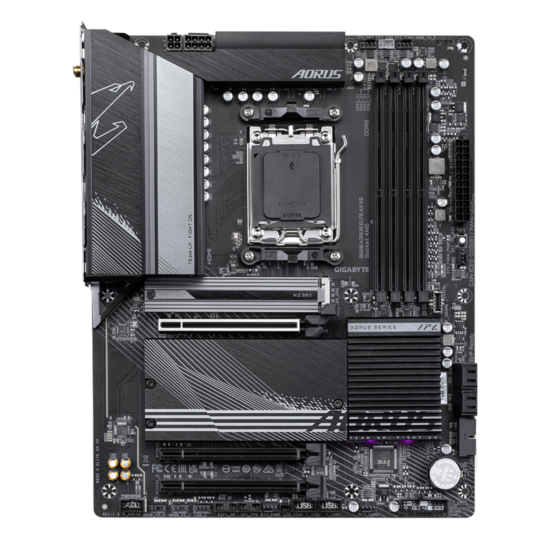 Материнская плата Gigabyte B650 A ELITE AX V2 Socket AM5 AMD B650 4xDDR5 ATX AC`97 8ch(7.1) 2.5Gg RA