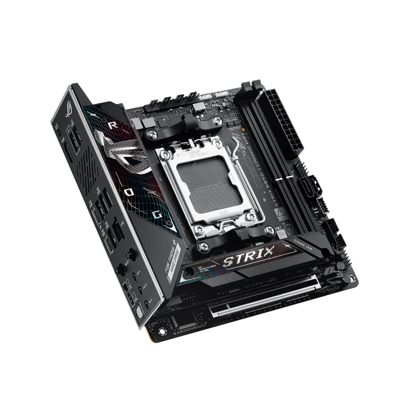 Материнская плата Asus ROG STRIX B850-I GAMING WIFI Socket AM5 AMD B850 2xDDR5 mini-ITX AC`97 8ch(7.