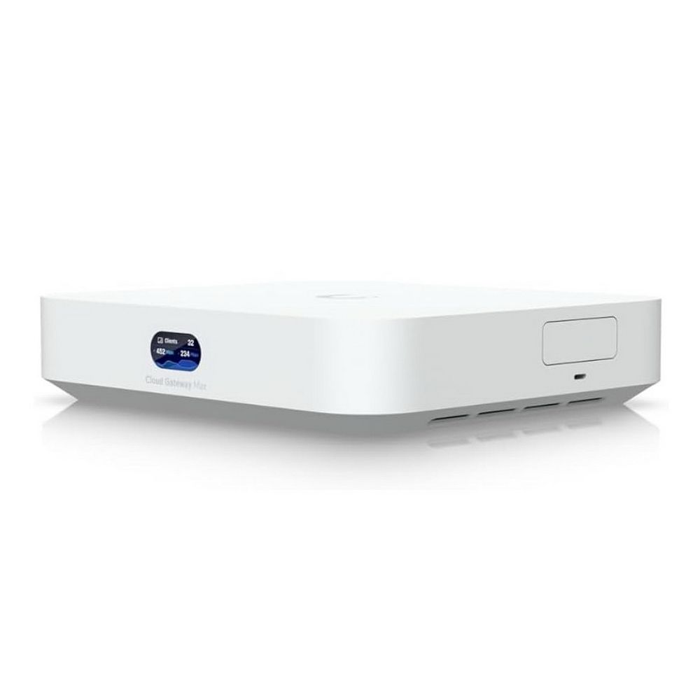 Ubiquiti UniFi Cloud Gateway Max 512GB Маршрутизатор 4 ядра (1,5 ГГц), 4х 2.5G RJ45, 1х 2.5G RJ45, S