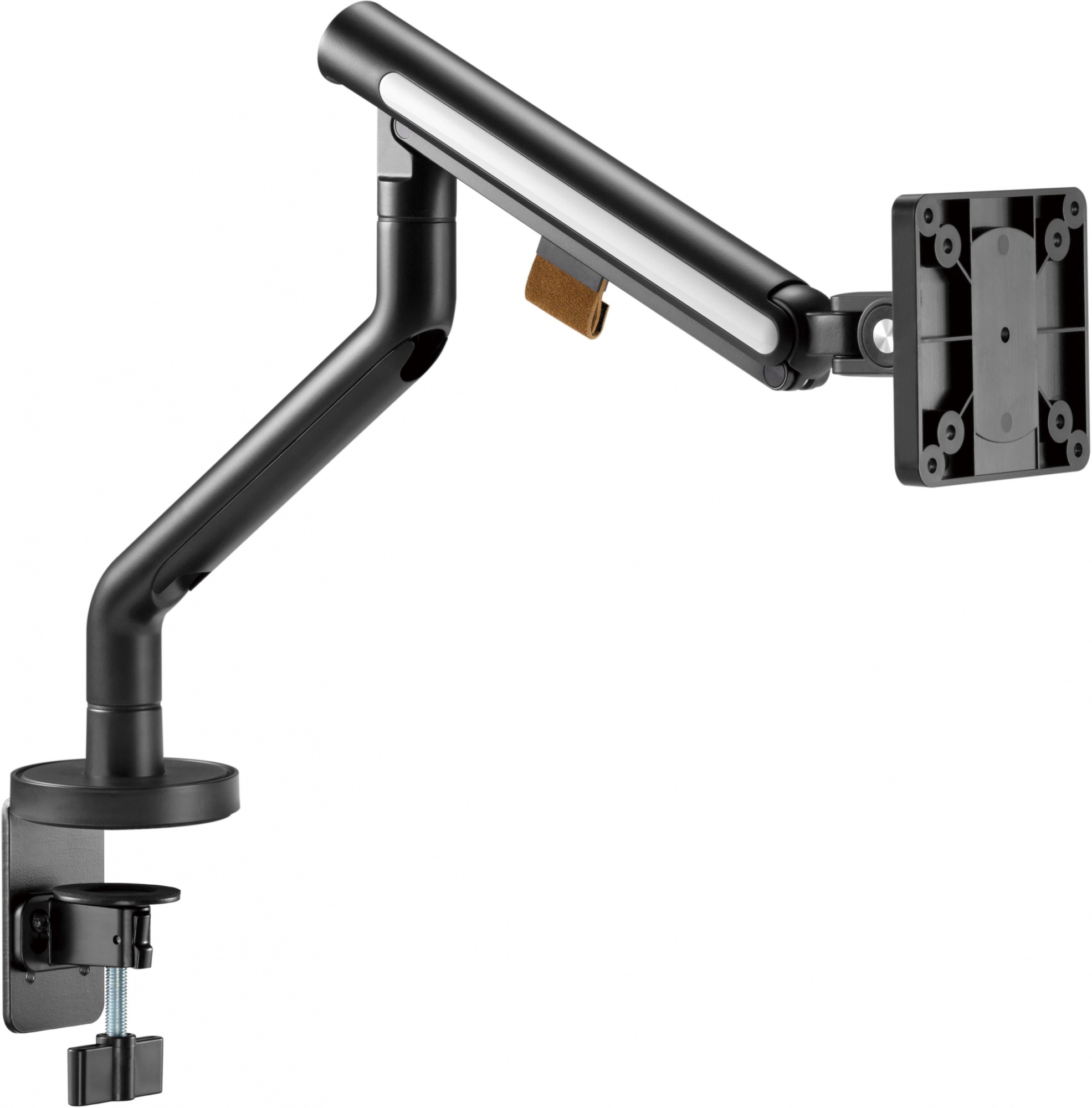 Кронштейн для мониторов Ultramounts UM725B черный 17"-32" макс.9кг крепление к столешнице поворот и 