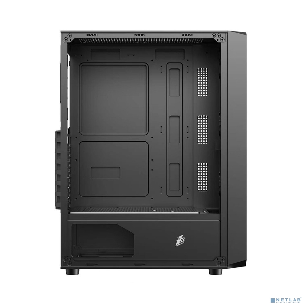 1STPLAYER FD3 Black / ATX / 4x120mm LED fans inc. / FD3-BK-4F1