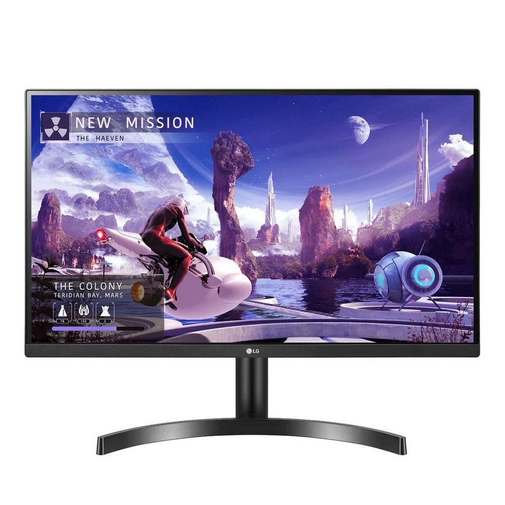 Монитор LG 27" 27QN600-B черный IPS LED 16:9 HDMI матовая 1000:1 350cd 178гр/178гр 2560x1440 75Hz DP