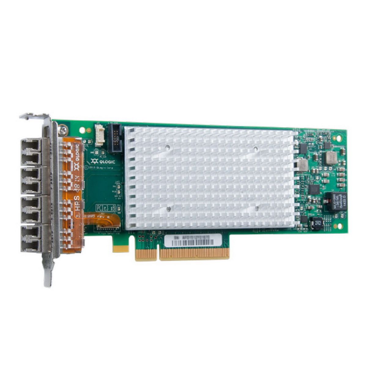 Сетевой адаптер Qlogic QLE2694L OEM,  16Gb/s FC HBA, 4-port, PCIe v3.0 x8, LC SR MMF, Low Profile (0