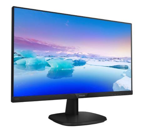 Монитор Philips 23.8" 243V7QJABF (00/01) черный IPS LED 16:9 HDMI M/M матовая 1000:1 250cd 178гр/178