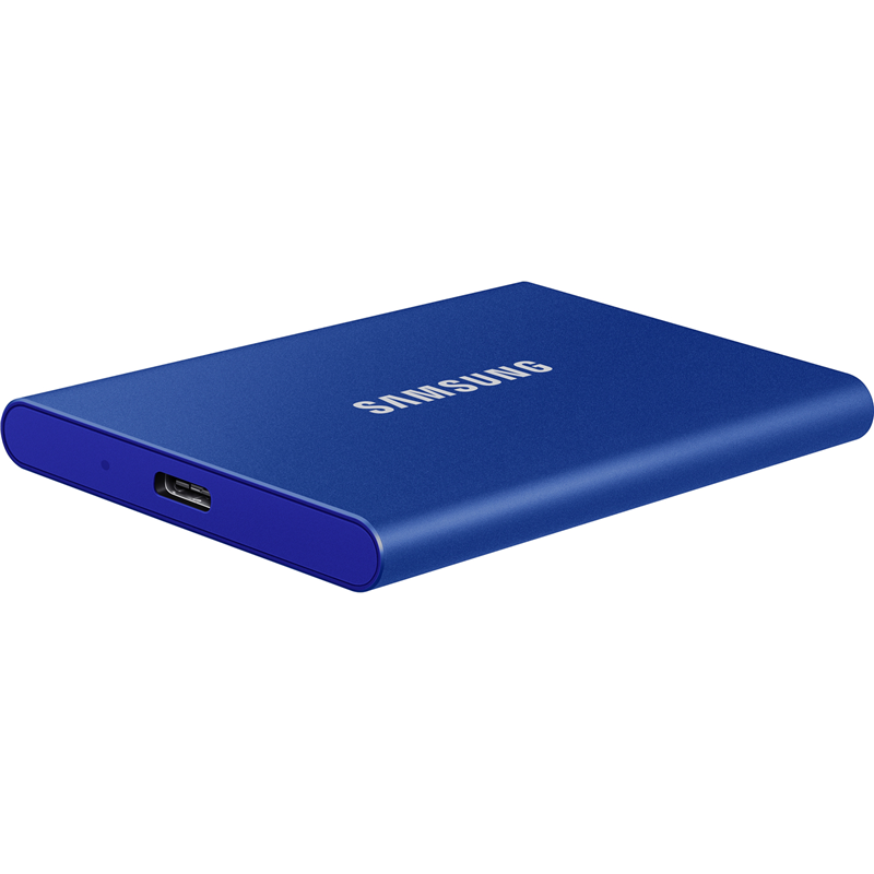 Накопитель SSD Samsung USB-C 1Tb MU-PC1T0H/WW T7 1.8" синий