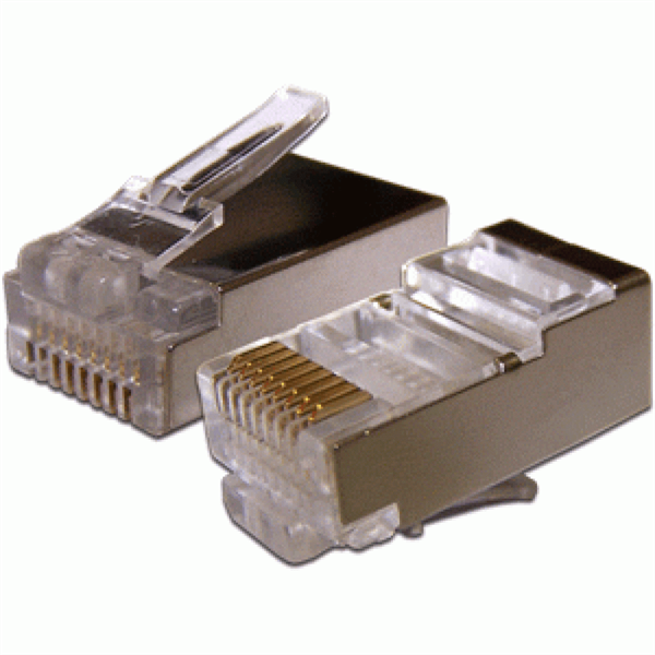Коннектор Lanmaster (TWT-PL45/S-8P8C-6A) FTP кат.6A RJ45 (упак.:100шт)