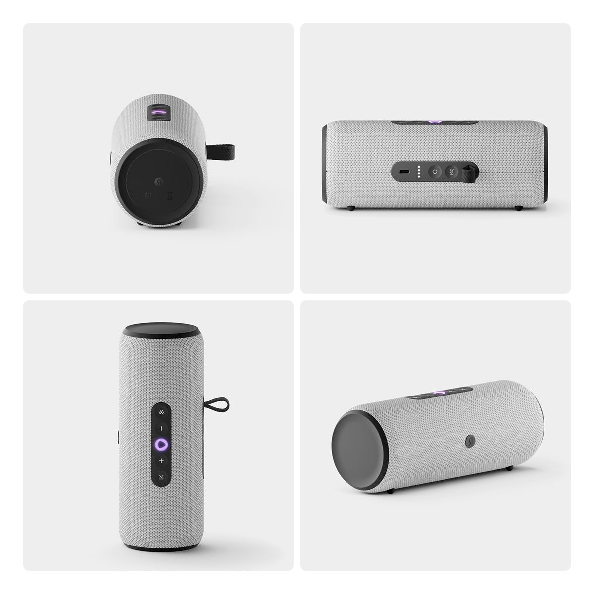Умная колонка Yandex Стрит Алиса серый 30W 2.0 BT/Wi-Fi 10м 3300mAh (YNDX-00030GRY)
