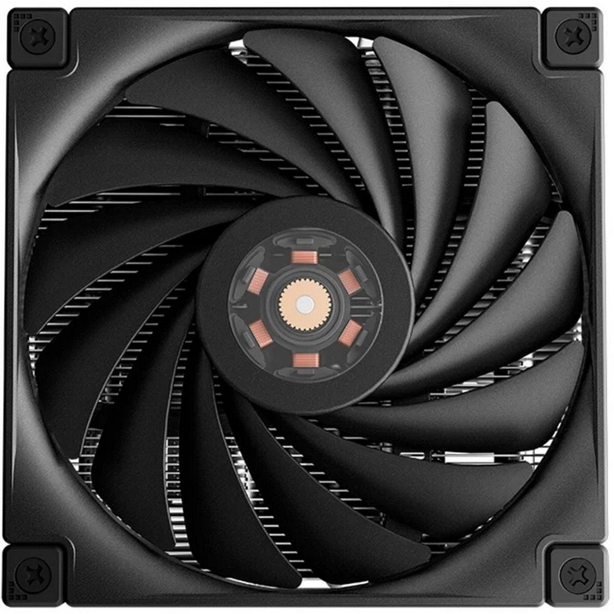 Кулер для процессора DEEPCOOL AN400 BLACK LGA1700/1200/115X/AM5/AM4 низкопрофильный 52,5 mm (27шт/ко