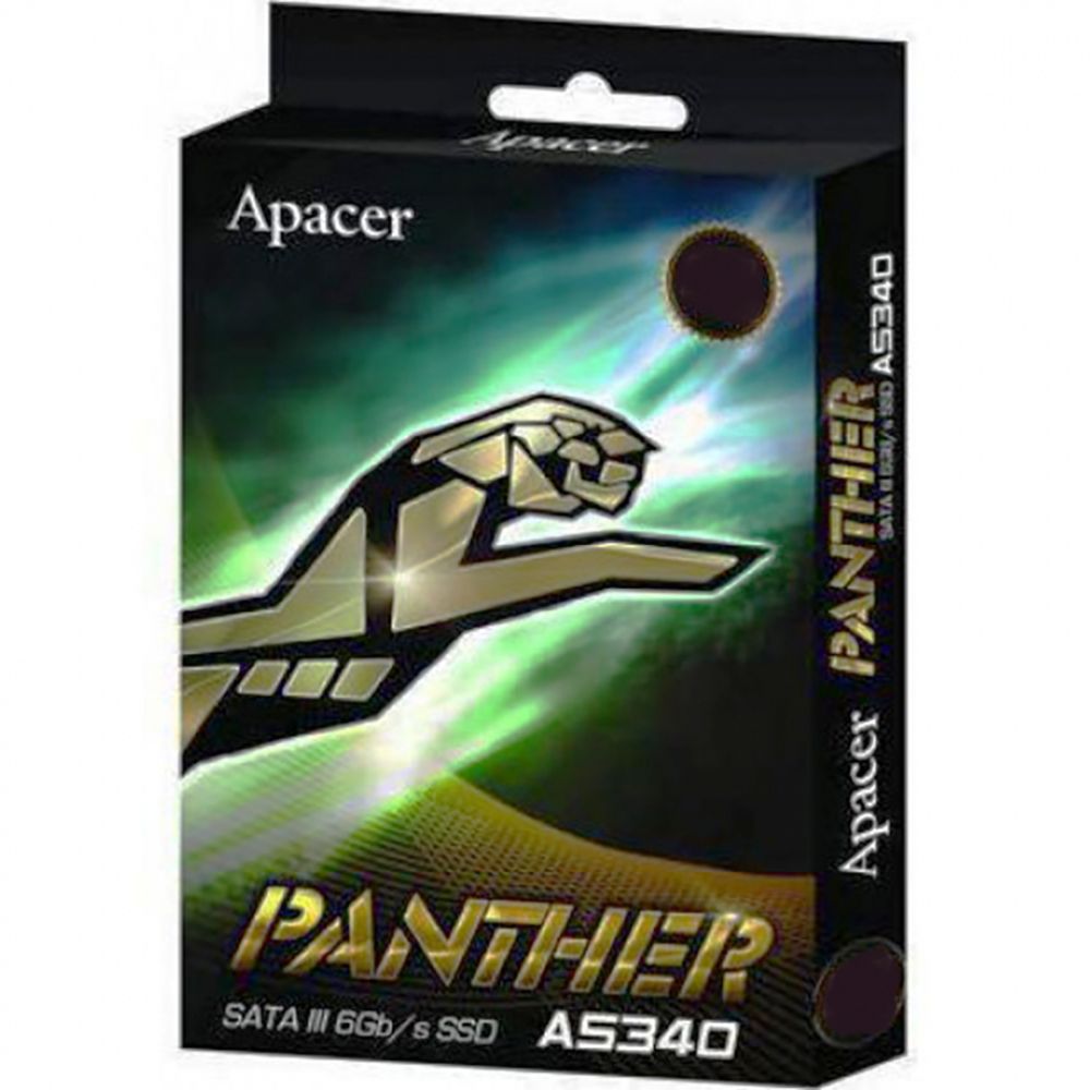 Твердотельный накопитель Apacer SSD PANTHER AS340 480Gb SATA 2.5" 7mm, R550/W520 Mb/s, 3D TLC, IOPS 