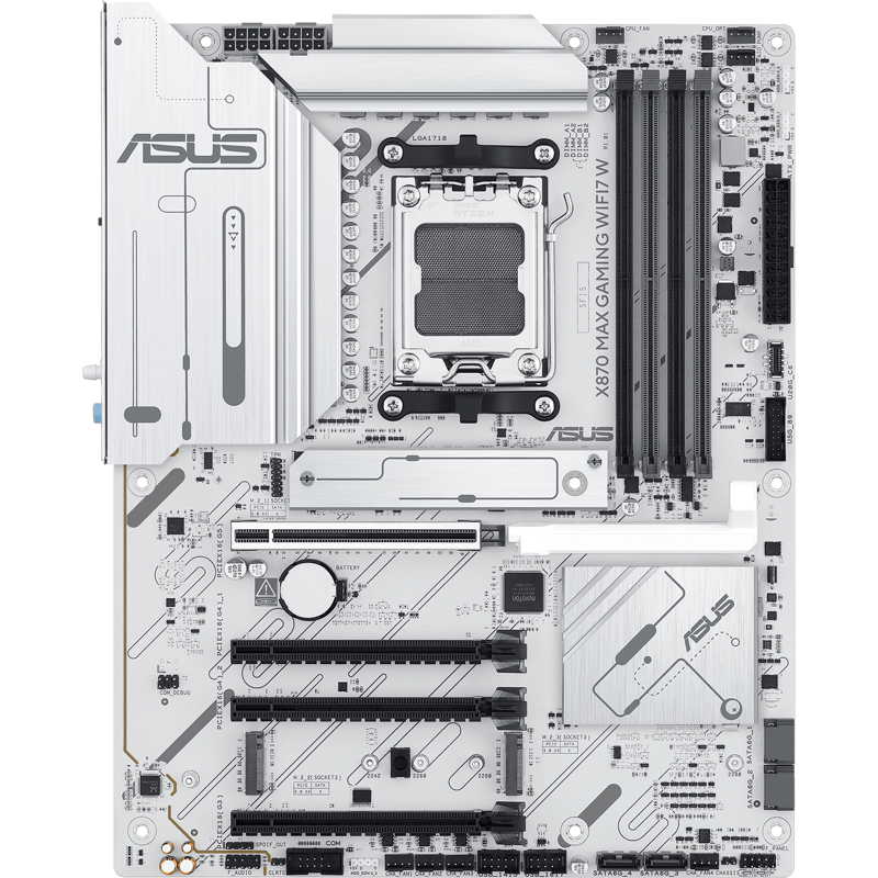 Материнская плата Asus X870 MAX GAMING WIFI7 W Socket AM5 AMD X870 4xDDR5 ATX AC`97 8ch(7.1) 2.5Gg R