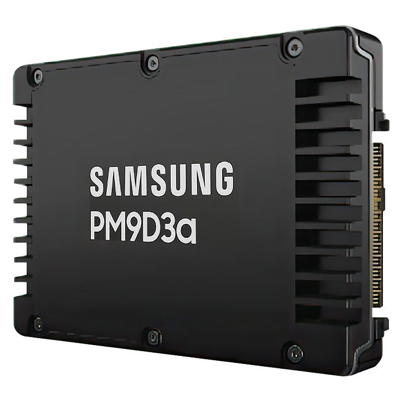 Твердотельный накопитель Samsung SSD PM9D3a, 1920GB, U.3(2.5" 15mm), NVMe, PCIe 5.0x4, 3D TLC, R/W 1