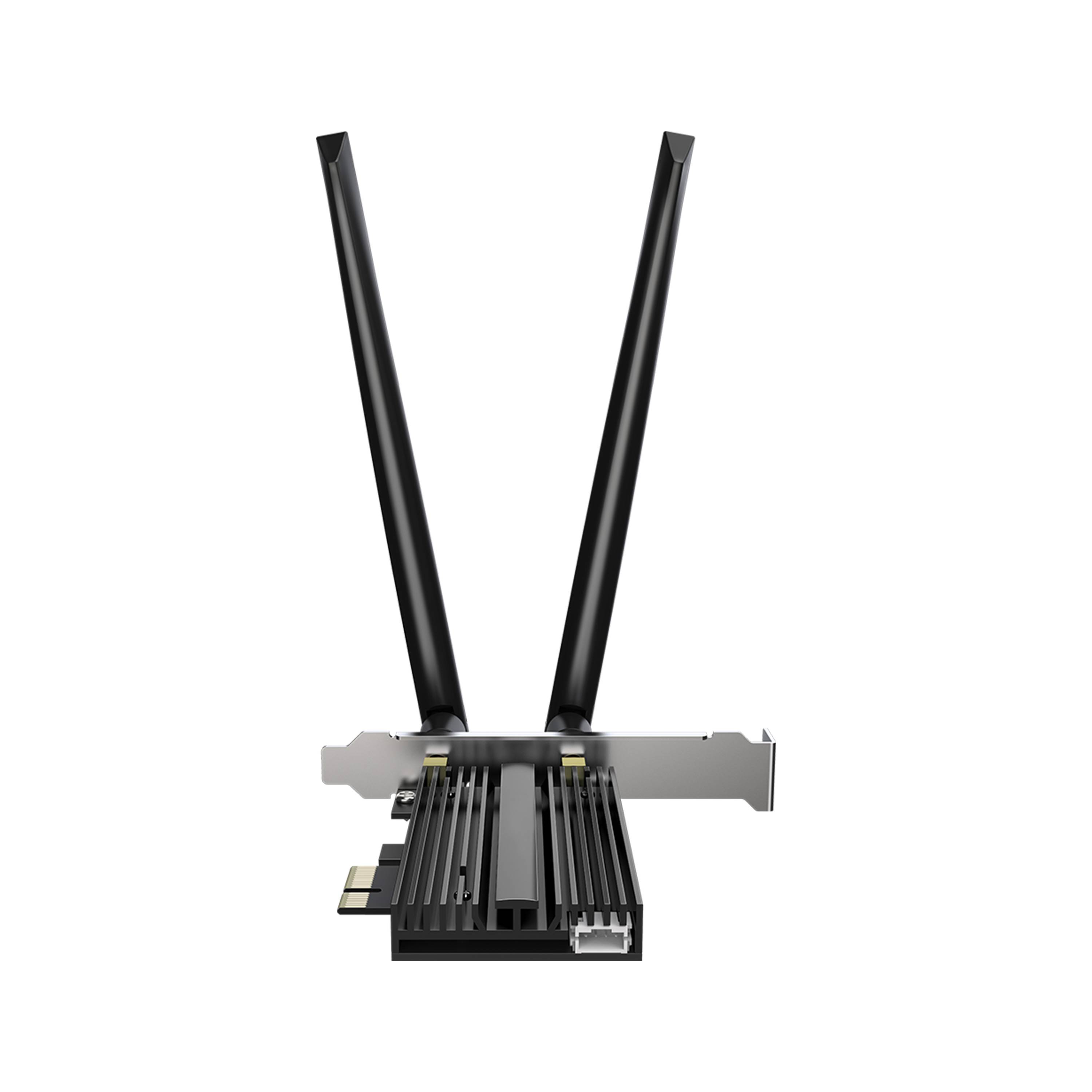Сетевой адаптер Wi-Fi + Bluetooth Netis F2 АХ5400 PCI Express (ант.внеш.съем) 2ант.