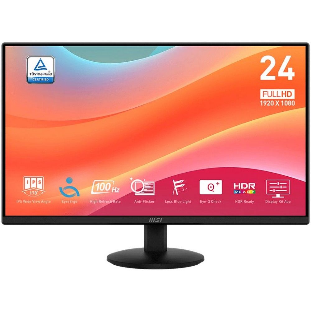Монитор MSI 23.8" Pro MP242L черный IPS LED 16:9 HDMI матовая 250cd 178гр/178гр 1920x1080 100Hz DP F