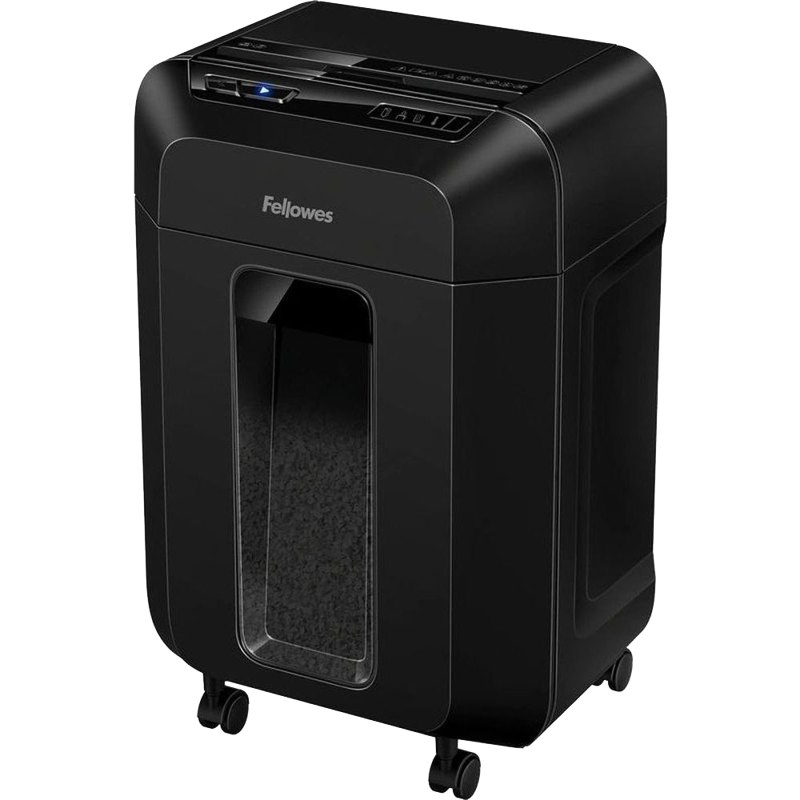 Шредер Fellowes AutoMax 80М черный с автоподачей (секр.P-4) фрагменты 80лист. 17лтр. скрепки скобы п