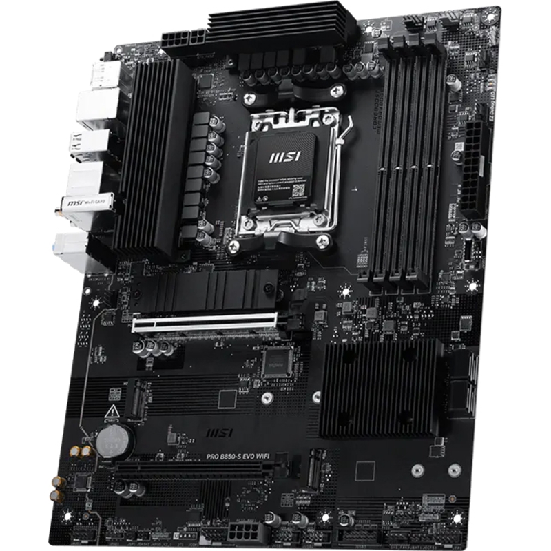 Материнская плата MSI PRO B850-S EVO WIFI Socket AM5 AMD B850 4xDDR5 ATX AC`97 8ch(7.1) 5Gigabit RAI
