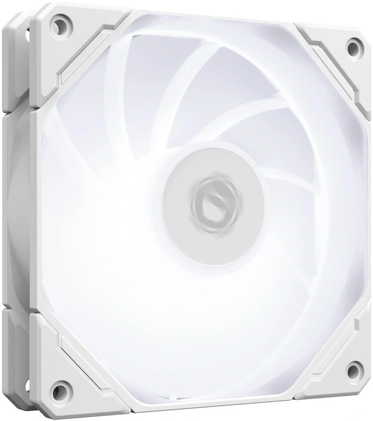 Вентилятор для корпуса ID-Cooling TF-12025-Pro SW LED 120х120x25 белый 4-pin 28.9дБ Ret