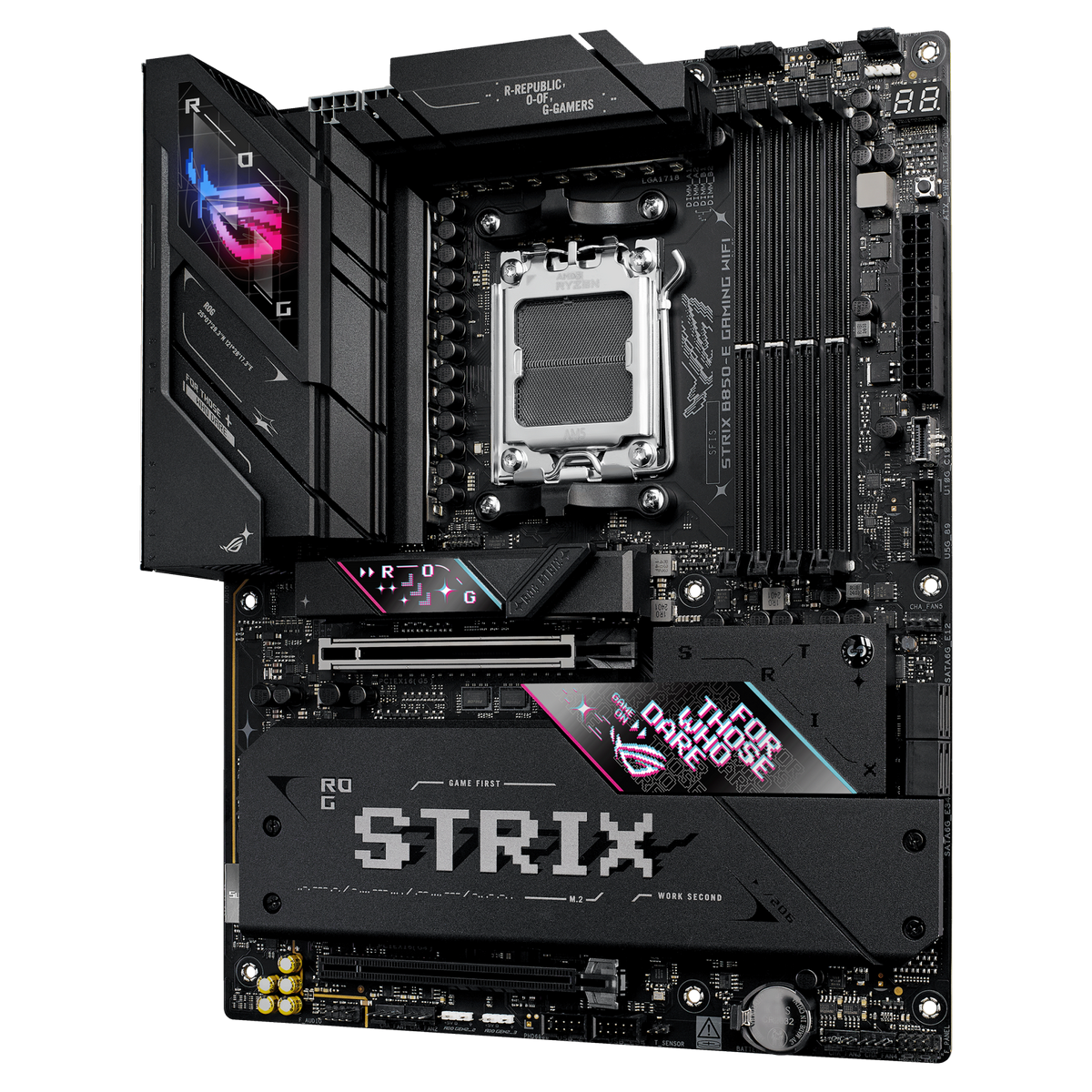 Материнская плата Asus ROG STRIX B850-E GAMING WIFI Socket AM5 AMD B850 4xDDR5 ATX AC`97 8ch(7.1) 2.