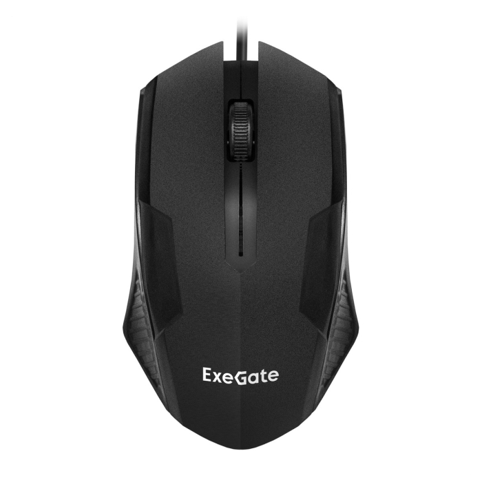 Мышь ExeGate SH-9025L (USB, оптическая, 1000dpi, 3 кнопки и колесо прокрутки, длина кабеля 2м)  черн