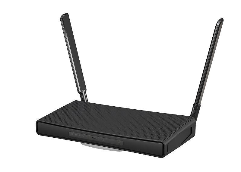 Роутер беспроводной MikroTik hAP ac3 (RBD53IG-5HACD2HND) AC1200 10/100/1000BASE-TX черный