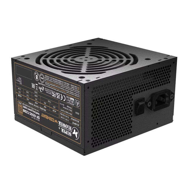 Блок питания Super Flower Combat DB, 650W, ATX, 120mm, 4xSATA, 3xPCI-E(6+2), APFC, 80+ Bronze, non-M