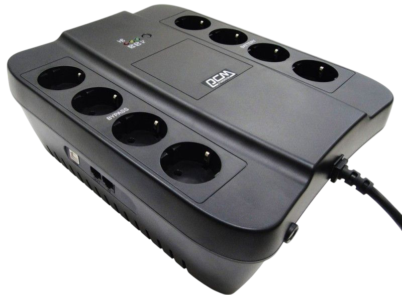 Источник бесперебойного питания Powercom Spider SPD-550U LCD 330Вт 550ВА черный
