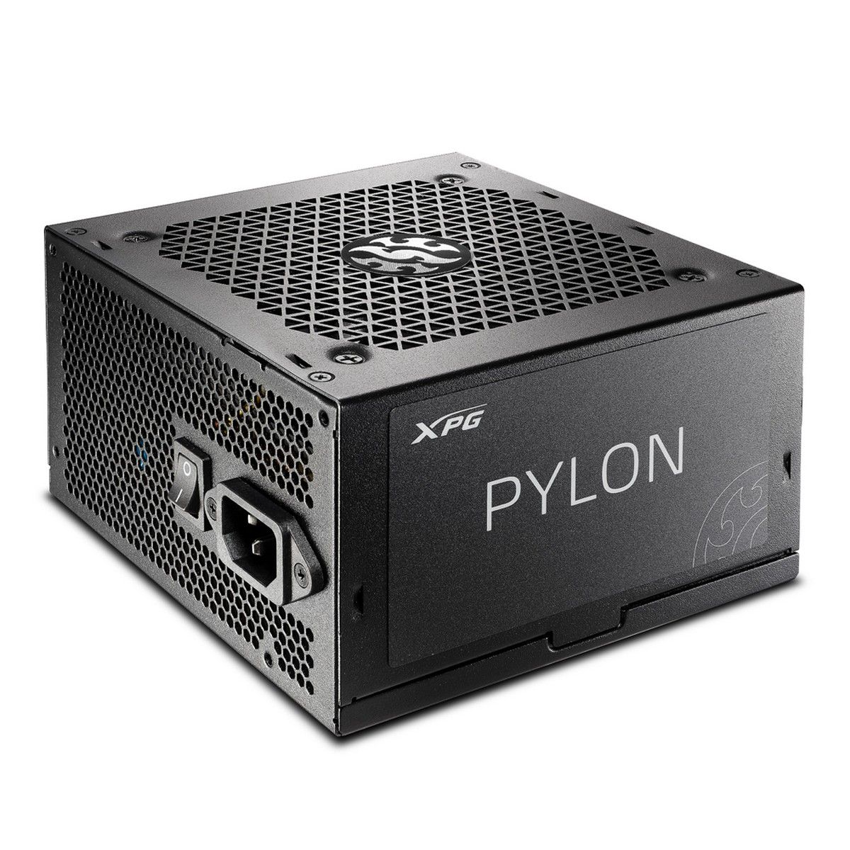 Блок питания XPG Pylon 550 (ATX 2.52, 550W, PWM 120mm FDB fan, Active PFC, DC to DC, 80+ BRONZE, Jap