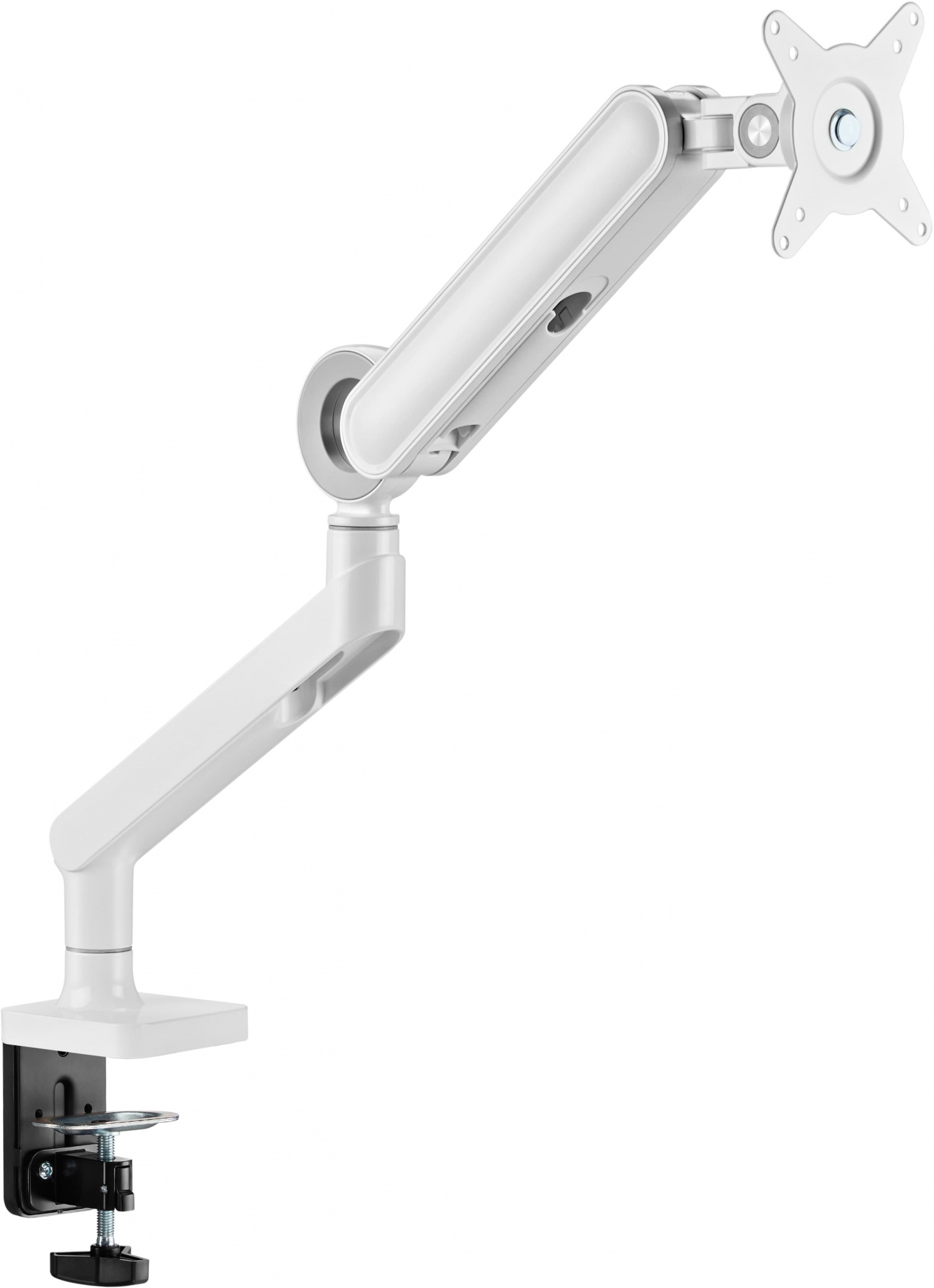 Кронштейн для мониторов Ultramounts UM719W белый 17"-35" макс.10.5кг крепление к столешнице поворот 