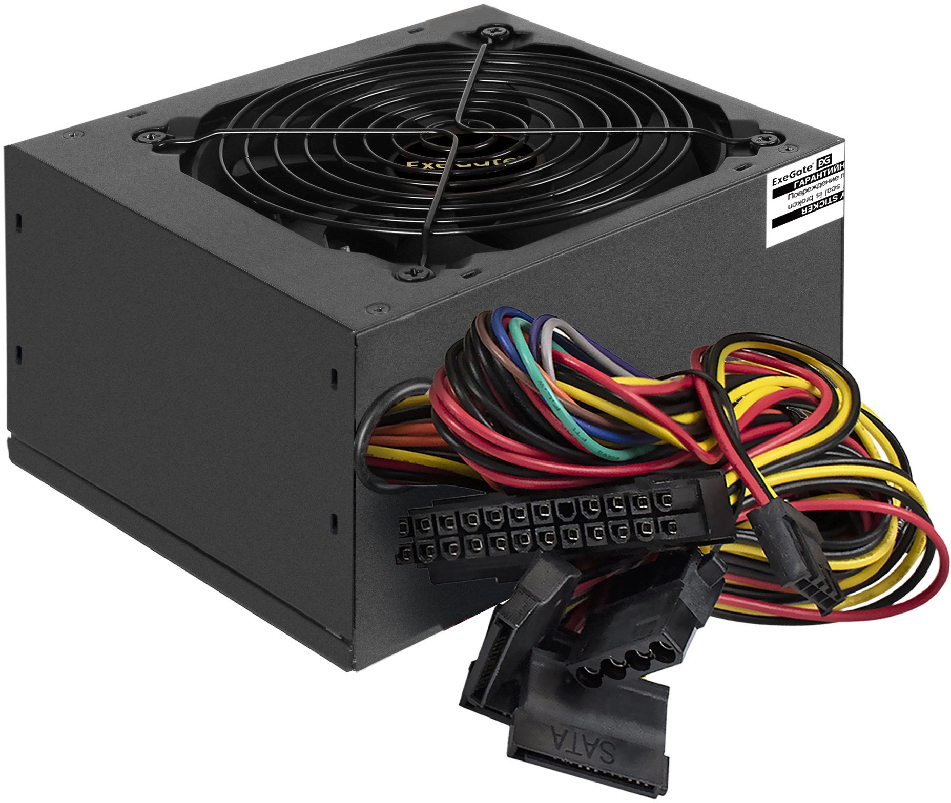 Блок питания Exegate ATX 550W 550PPE 80+ (20+4pin) APFC 120mm fan 5xSATA