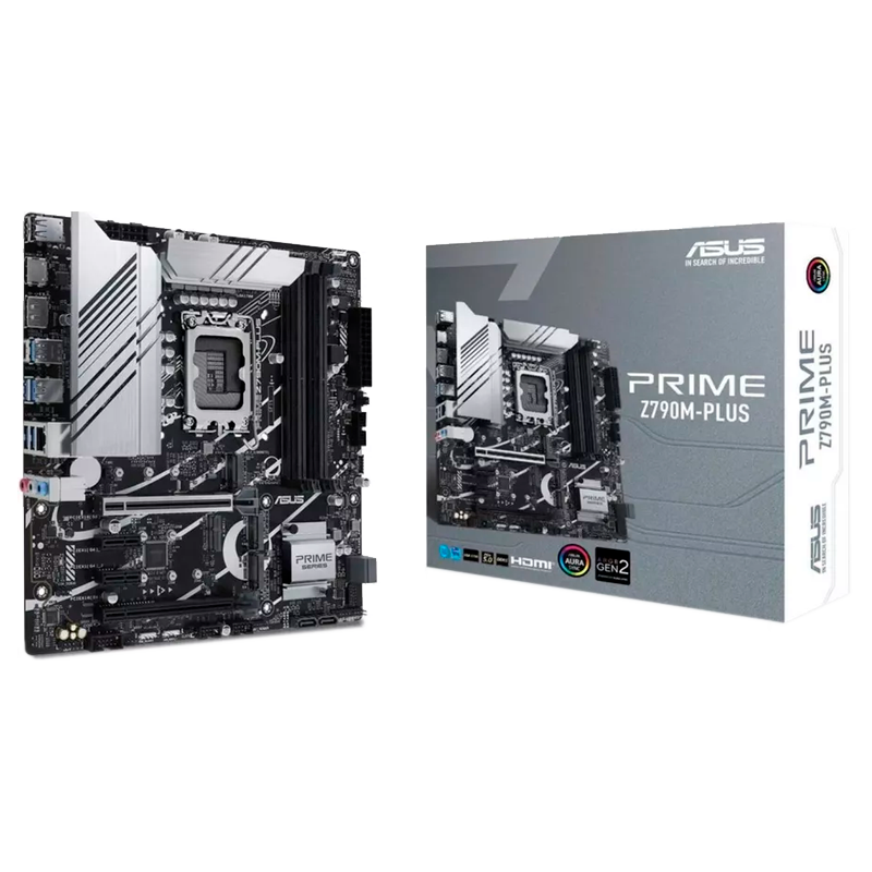 Материнская плата Asus PRIME Z790M-PLUS Soc-1700 Intel Z790 4xDDR5 mATX AC`97 8ch(7.1) GbLAN RAID+HD