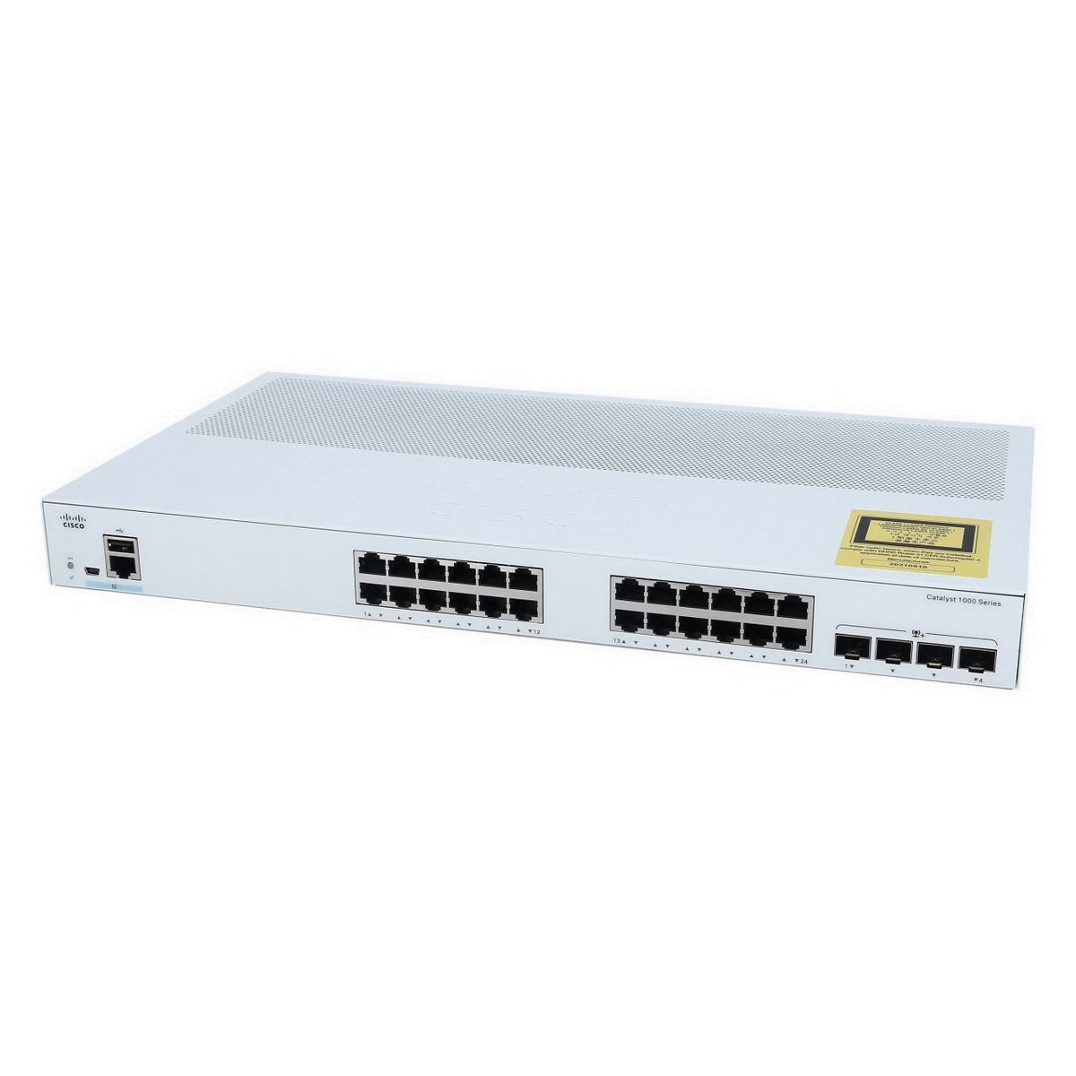 Коммутатор CISCO Catalyst 1000 24x 10/100 RJ-45 PoE+, 2x SFP/RJ-45 combo and 2 SFP uplinks, PoE+ 195